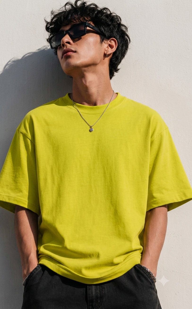 Unnamed Tees | Plain Yellow | By Unifi