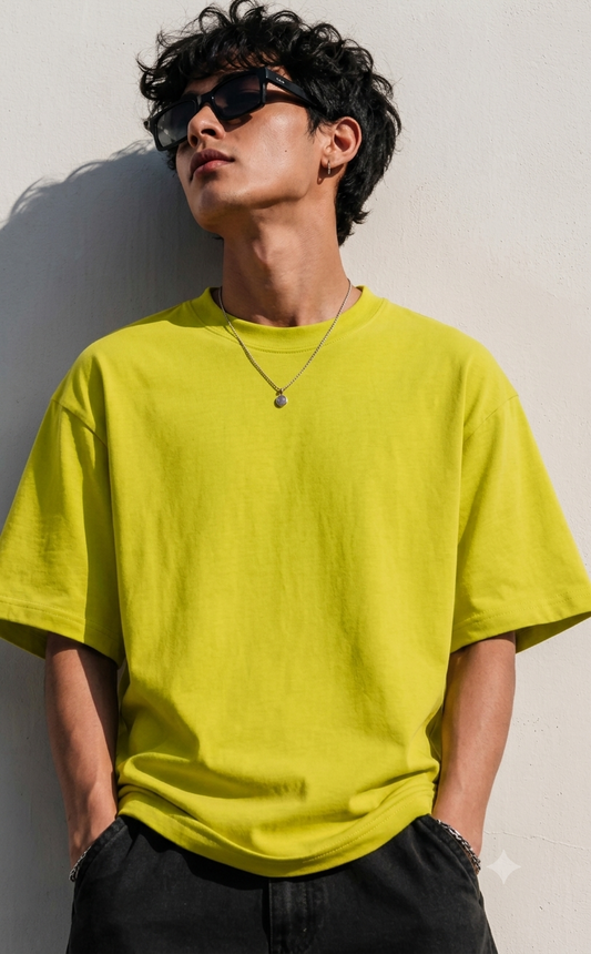 Unnamed Tees | Plain Yellow | By Unifi