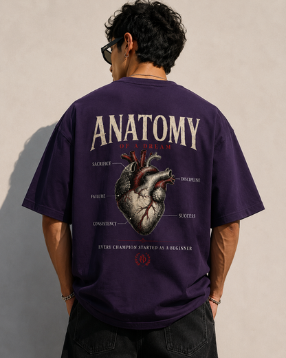 Anatomy of a Dream | Oversized Back Print Tee